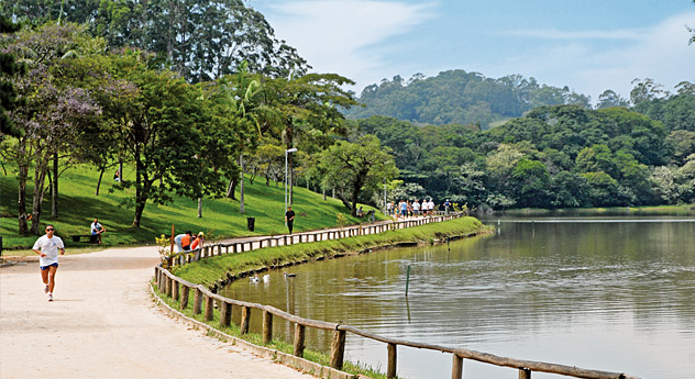 A Secretaria do Verde e do Meio Ambiente está promovendo a requalificação do Parque do Carmo.