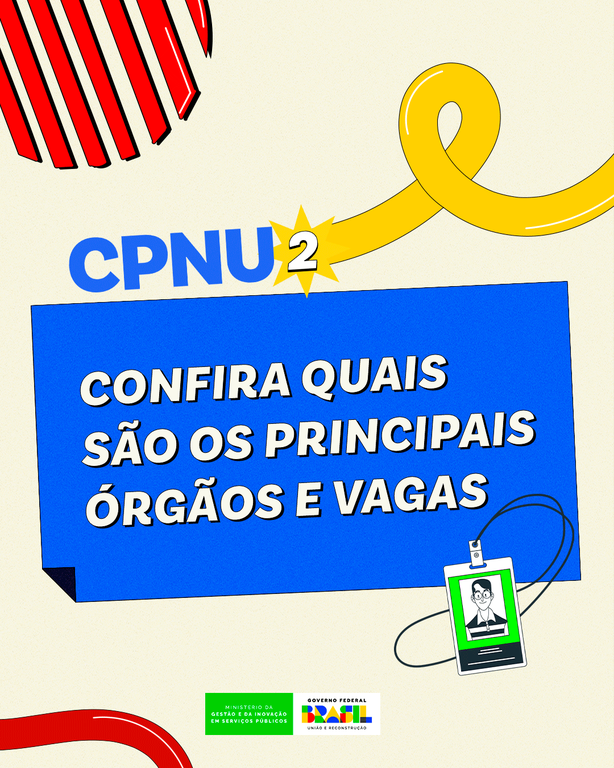 CPNU 2: confira a distribuição das 3.352 vagas da nova edição do concurso nacional unificado