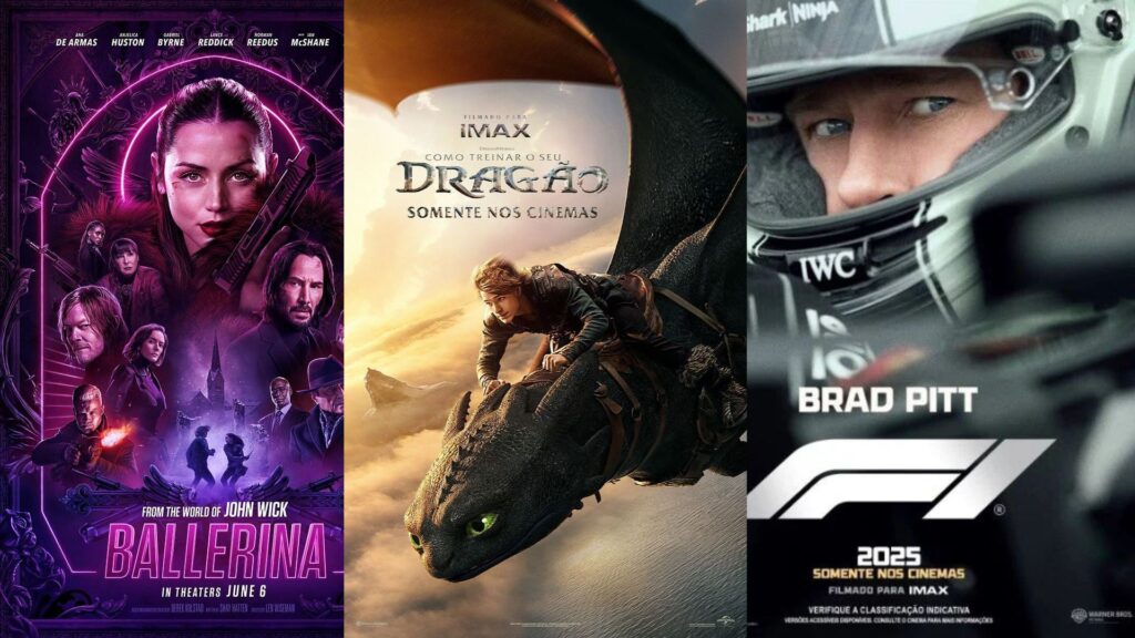 Junho será movimentado nos cinemas, veja os filmes mais aguardados