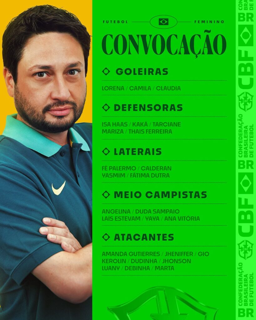 Arthur Elias convoca seleção para amistosos contra o Japão