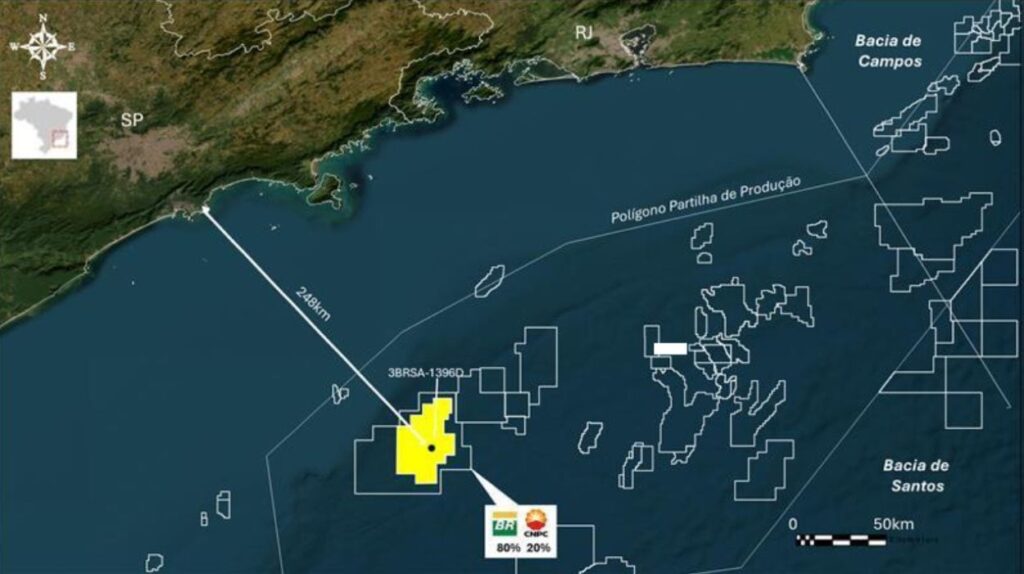 Petrobras descobre óleo de qualidade na Bacia de Santos
