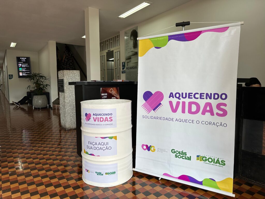 Secult Goiás apoia campanha “Aquecendo Vidas” para arrecadação de agasalhos e cobertores