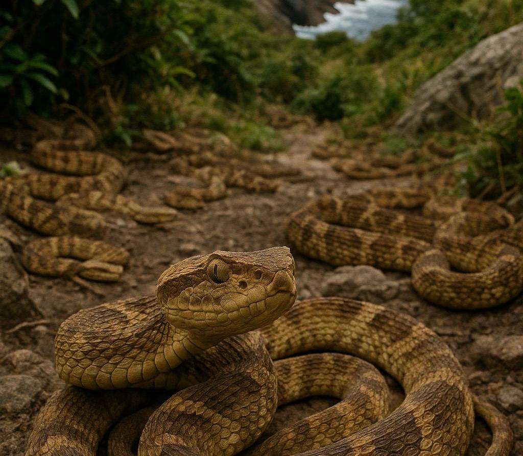 Ilha das Cobras: O Refúgio Mortal das Jararacas no Litoral Brasileiro