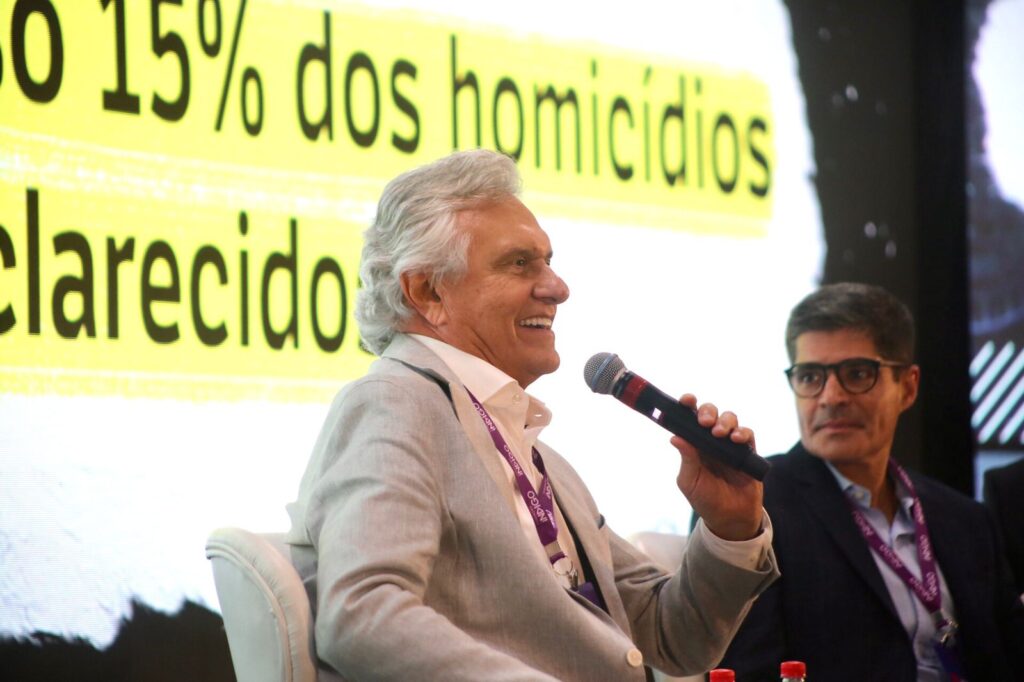 Caiado destaca foco em investimentos e inteligência policial como trunfo para reduzir criminalidade
