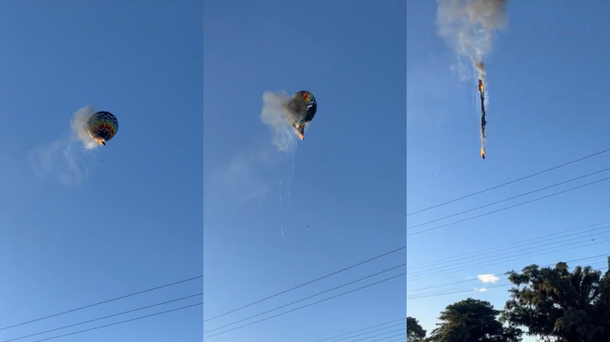 Queda de balão mata oito em Praia Grande (SC)