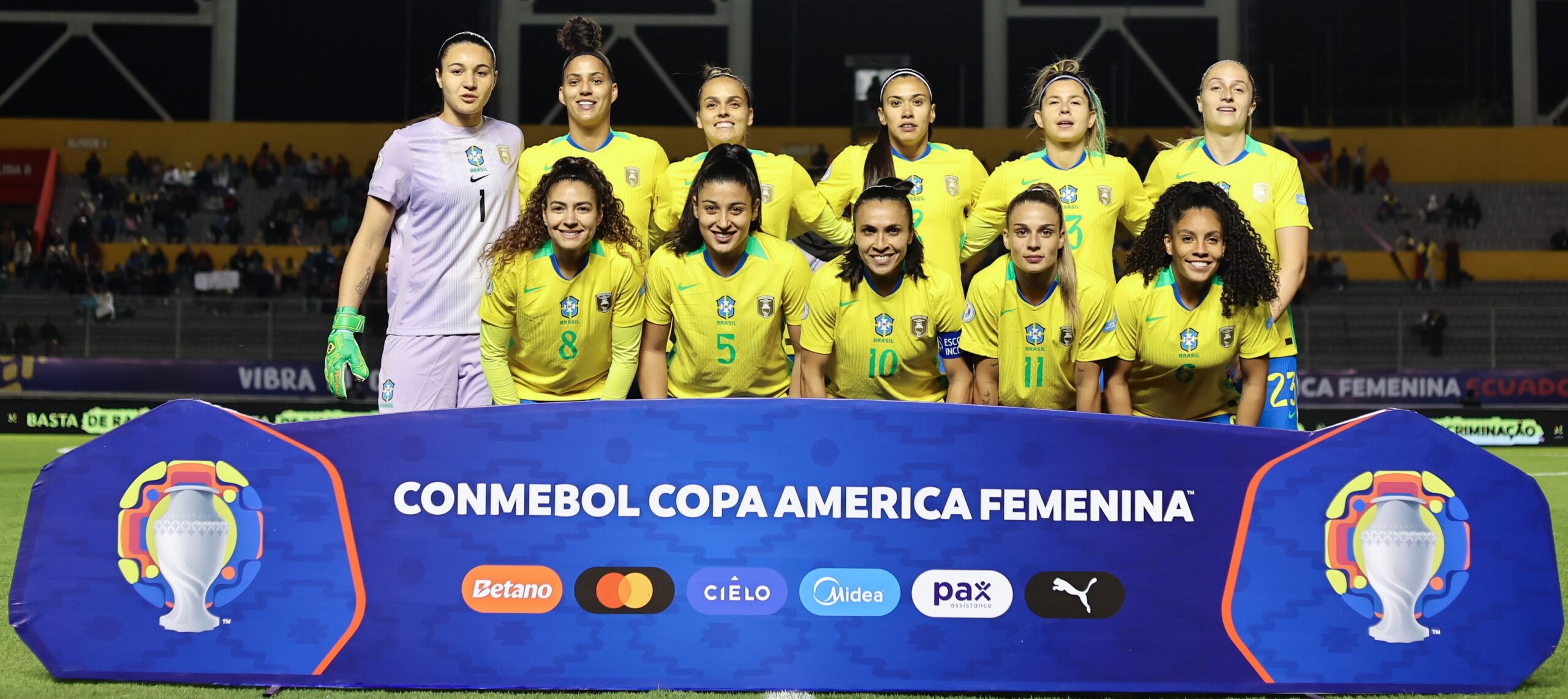 Brasil busca 2ª vitória na Copa América Feminina às 18h
