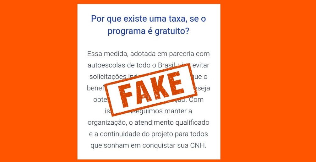 Golpe da CNH gratuita volta a circular; Detran-GO desmente e orienta vítimas