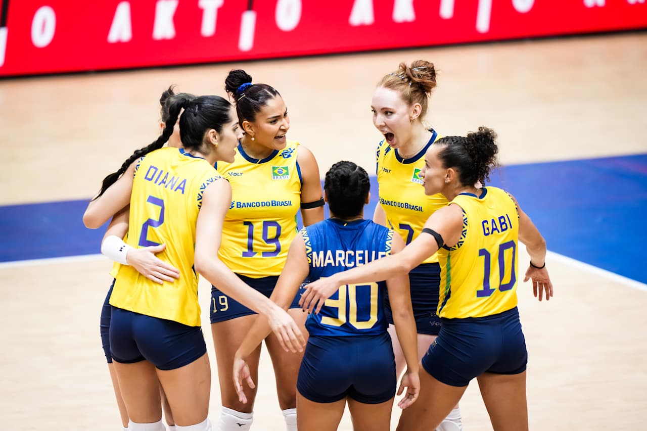 Brasil vence Polônia e se isola na vice-liderança da Liga das Nações