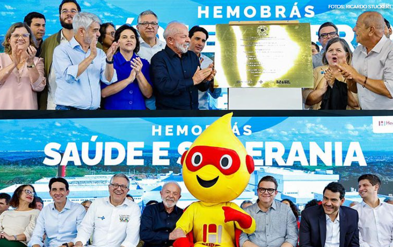 Brasil inaugura fábrica para produção 100% nacional de medicamentos hemoderivados