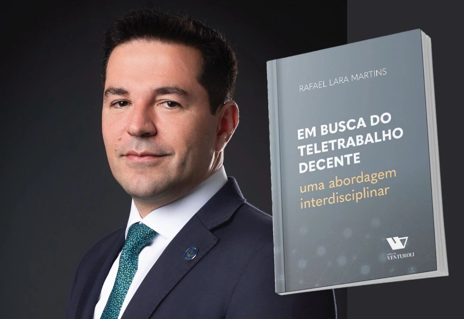 Rafael Lara lança livro sobre teletrabalho e direitos humanos nesta quarta em Goiânia