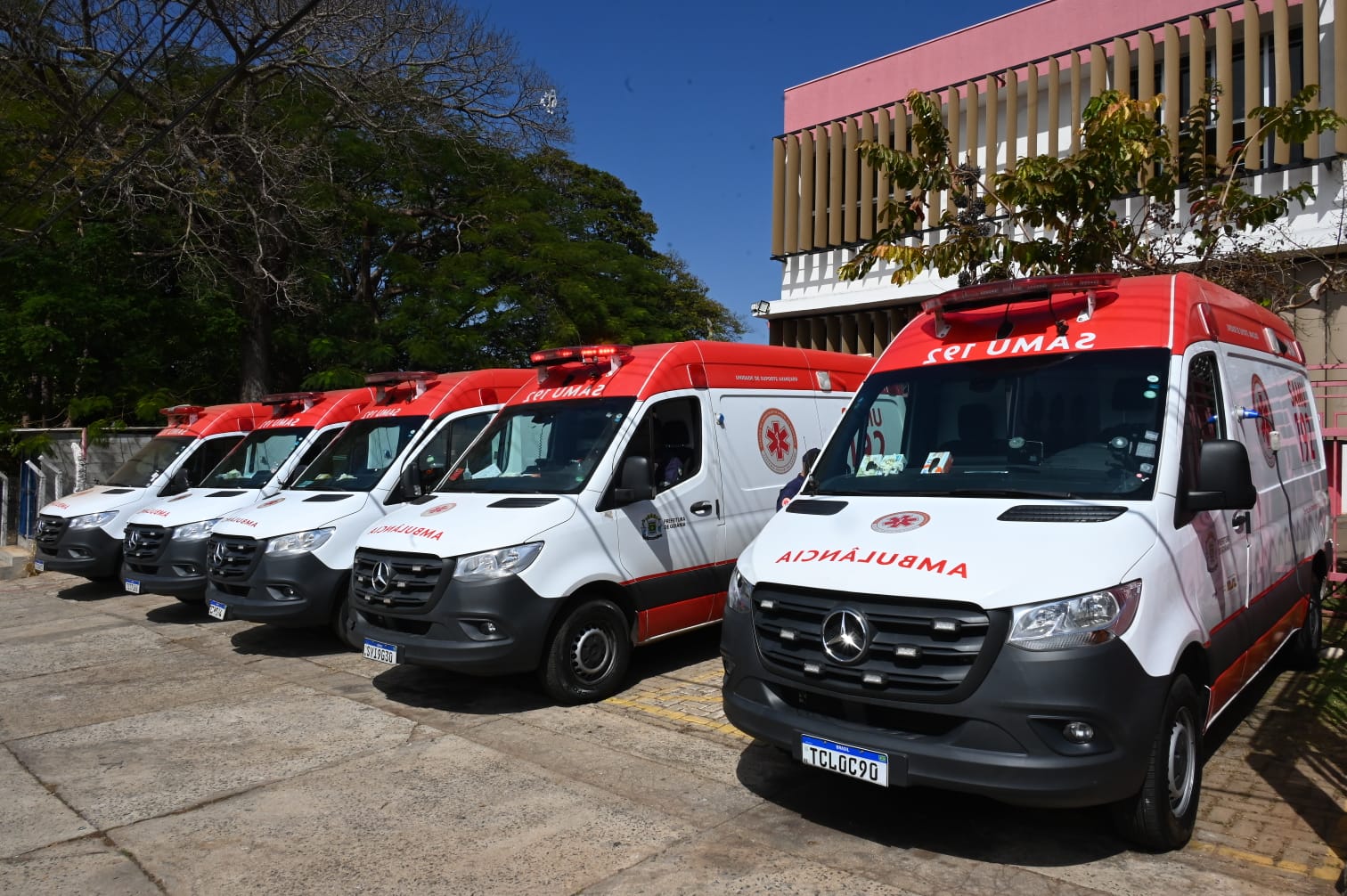 Goiânia amplia SAMU: de 4 para 17 ambulâncias