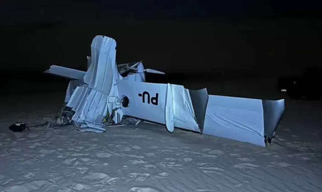 Queda de avião de pequeno porte nos Lençóis Maranhenses deixa duas mortes