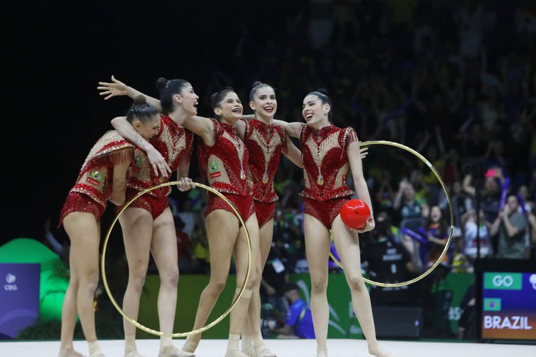 Brasil conquista duas pratas inéditas no Mundial de Ginástica Rítmica