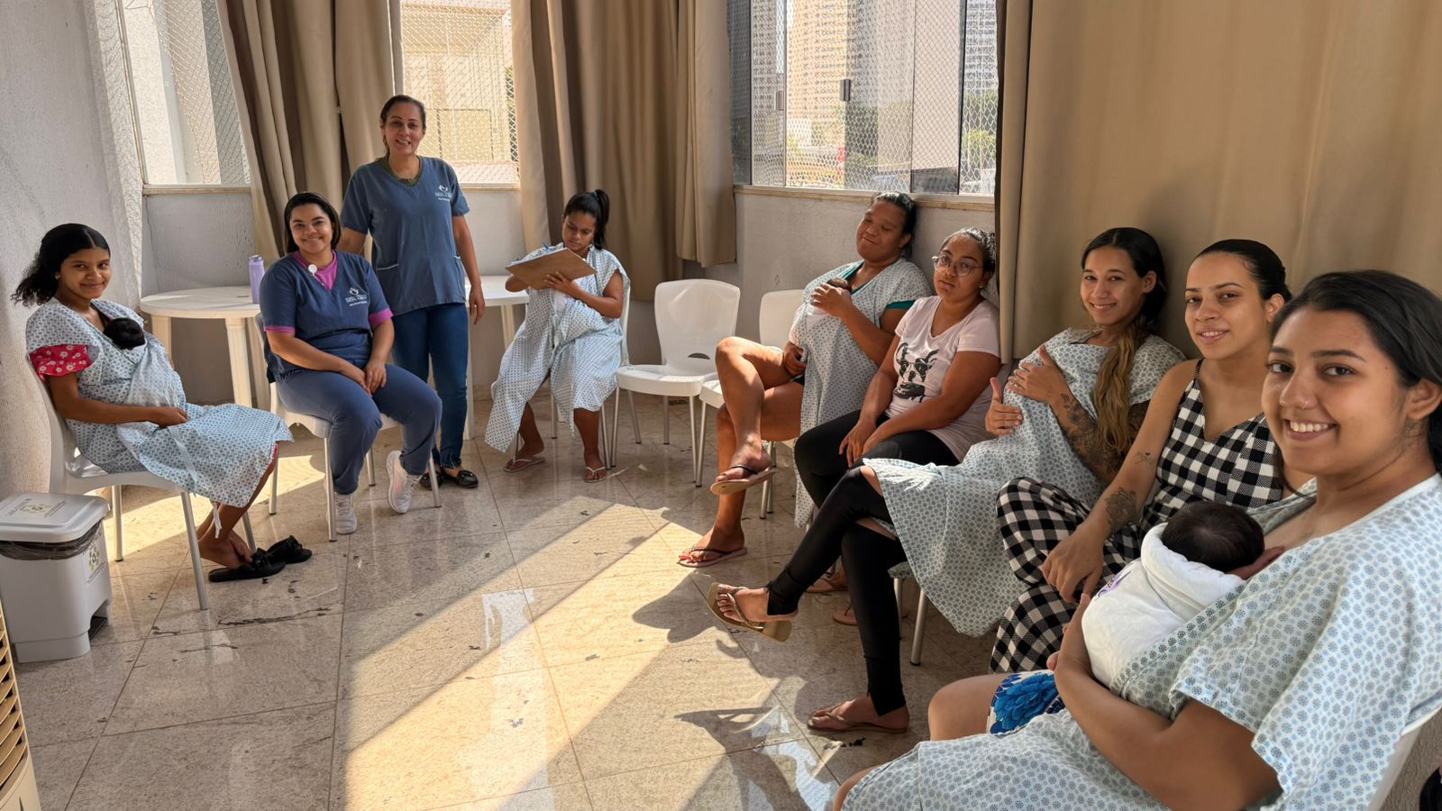 Maternidade Dona Íris realiza Roda de Conversa para orientar cuidados com prematuros