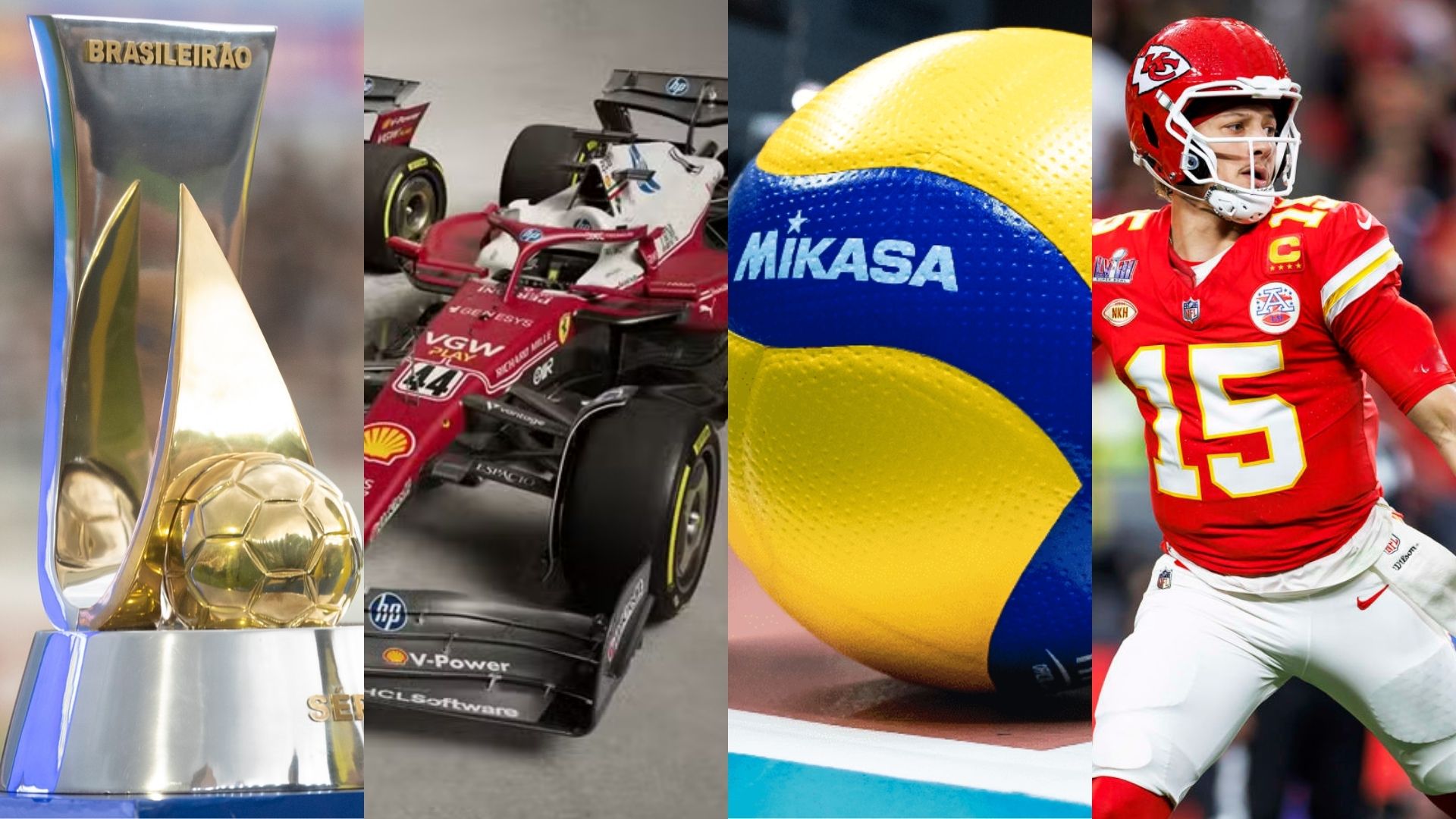 Fim de semana esportivo: NFL, F1, Eliminatórias e vôlei