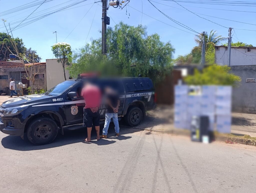 Polícia prende dupla e recupera objetos furtados avaliados em R$ 60 mil