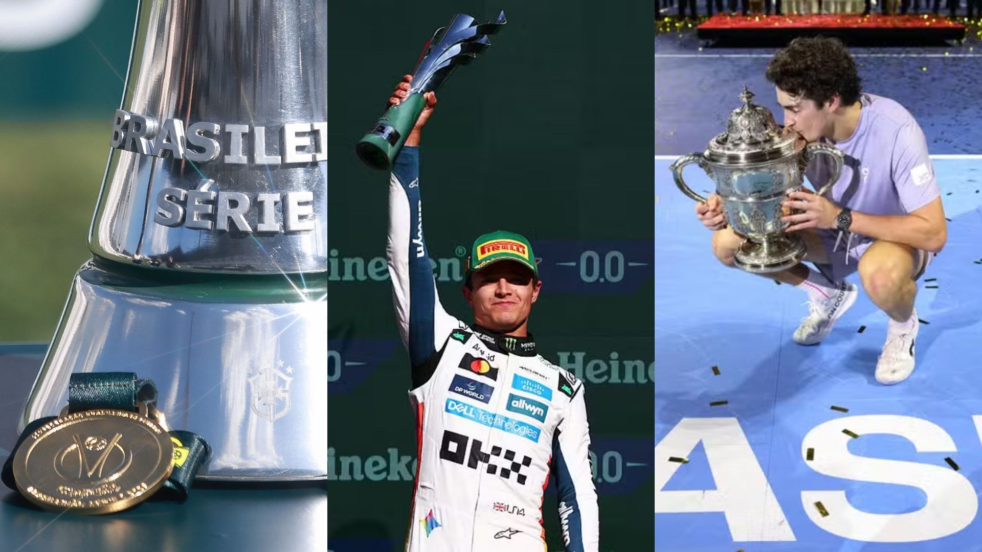 Ponte Preta é campeã; Brasil vence Inglaterra; Norris lidera a F1