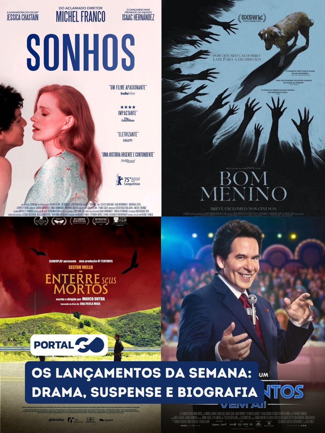 Os lançamentos da semana: drama, suspense e biografia