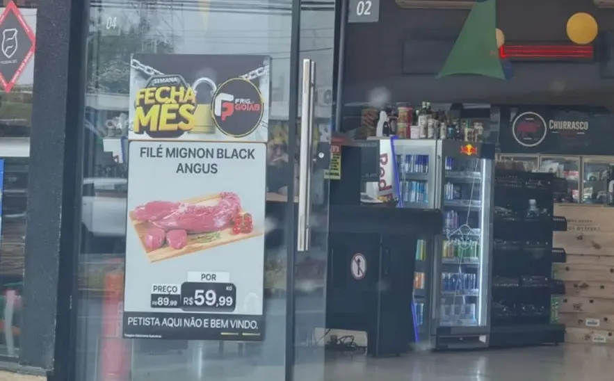 Frigorífico retira cartaz com mensagem direcionada a petistas após ação do Ministério Público