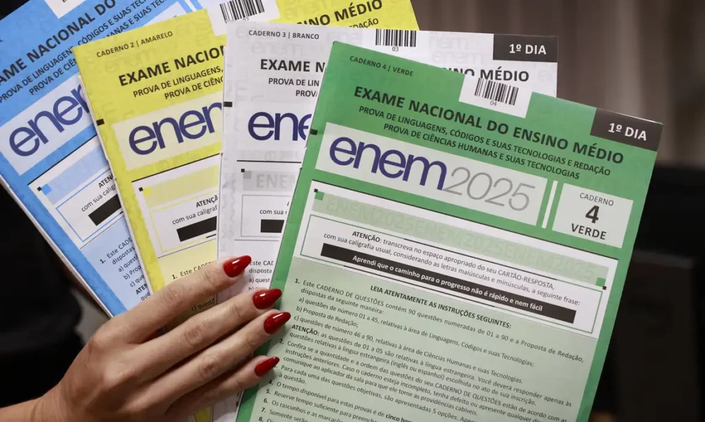 Primeiro gabarito do Enem 2025 é publicado pelo Inep