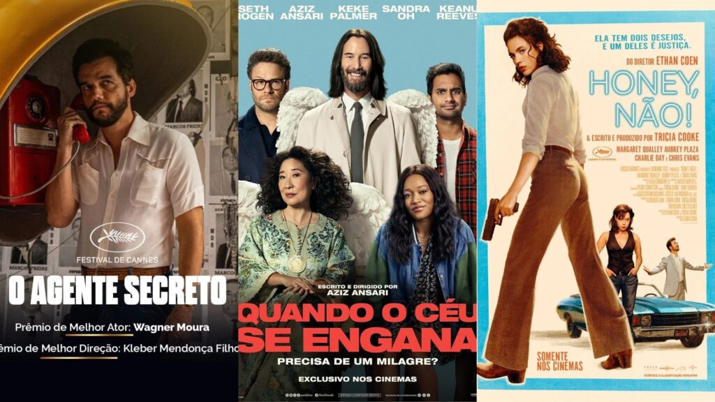 Crime, comédia e thriller nos lançamentos da semana