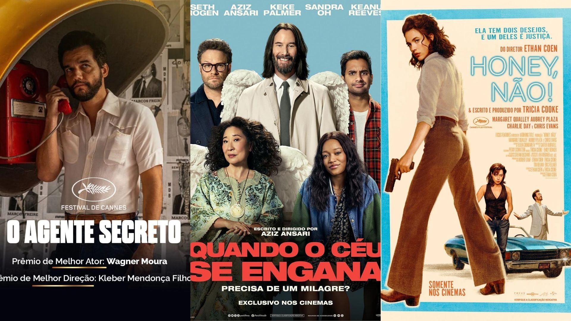 Crime, comédia e thriller nos lançamentos da semana