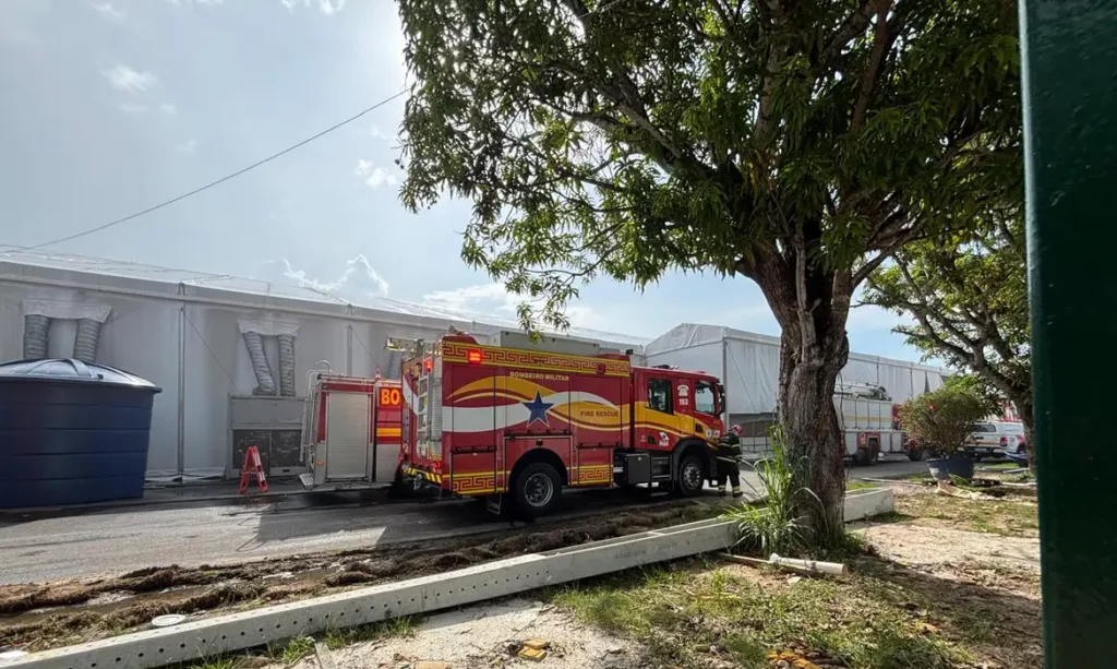 Zona Azul da COP30 é liberada pelos Bombeiros após incêndio