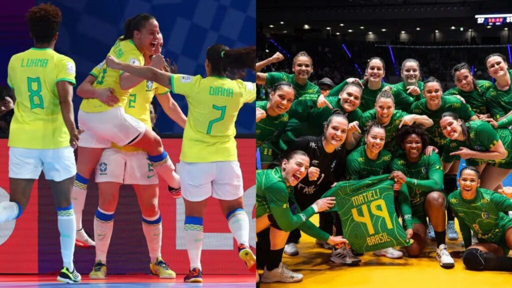 Handebol e futsal: Mulheres do Brasil buscam títulos mundiais