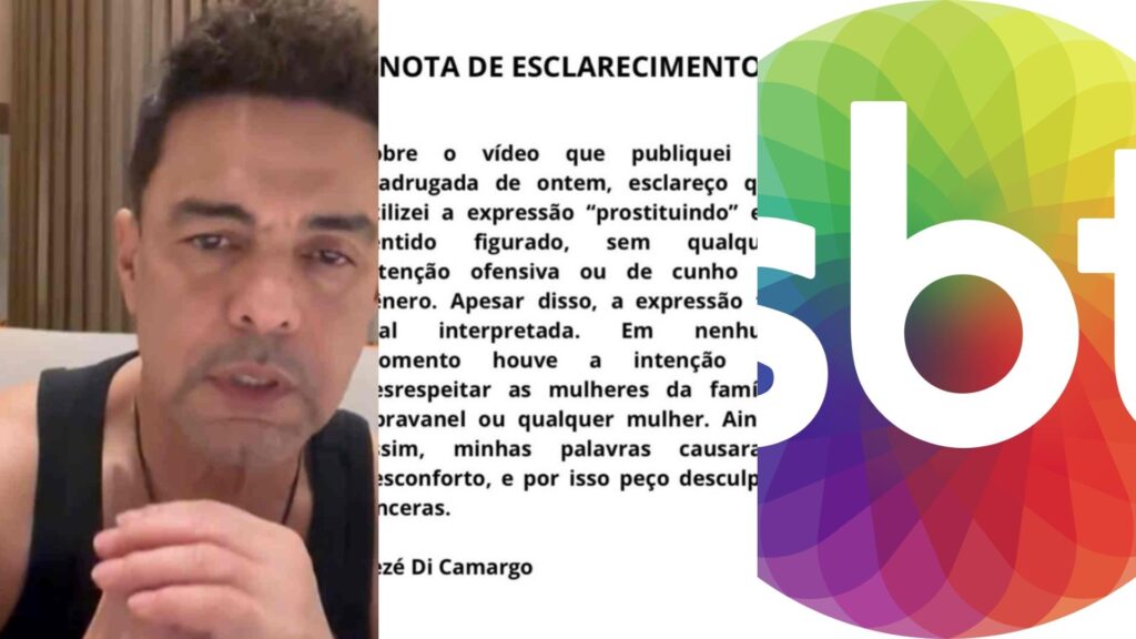 Em nota, Zezé diz que usou “prostituindo” como figura de linguagem