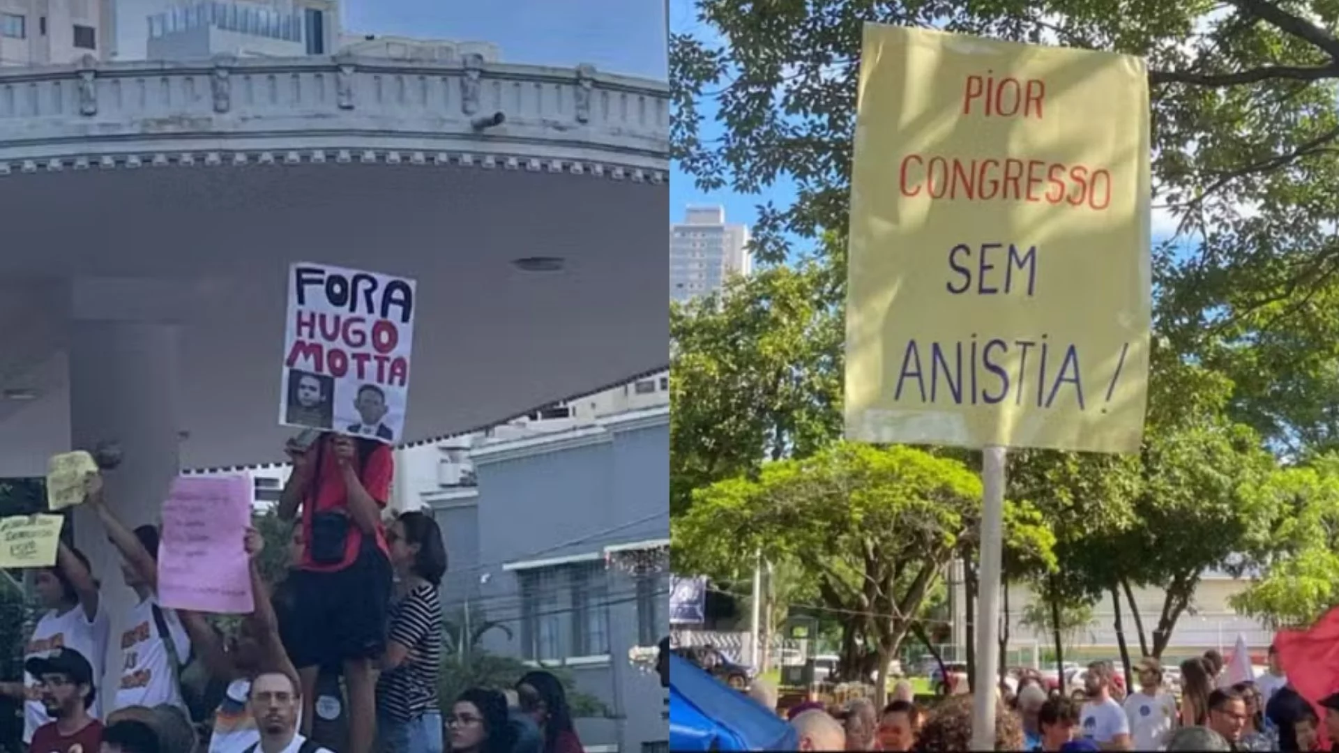 PL da Dosimetria levou manifestantes às ruas em Goiânia e outras capitais