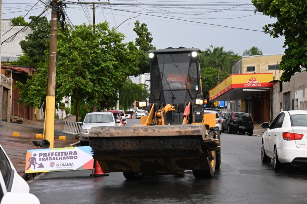 Goiânia inicia revitalização de 24 km de vias em sete bairros