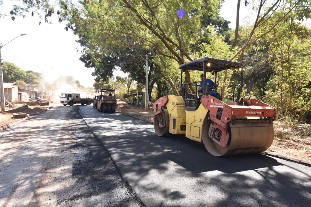 Setor Pedro Ludovico recebe mais de 30 km de asfalto novo em obras viárias