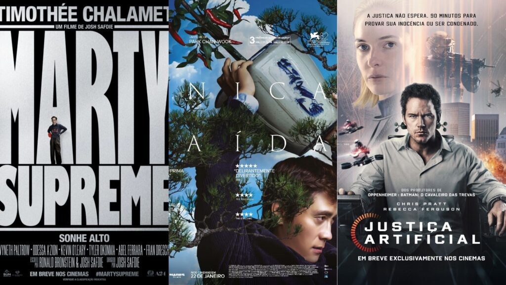 Estreias nos cinemas: “Marty Supreme” e “A Única Saída”