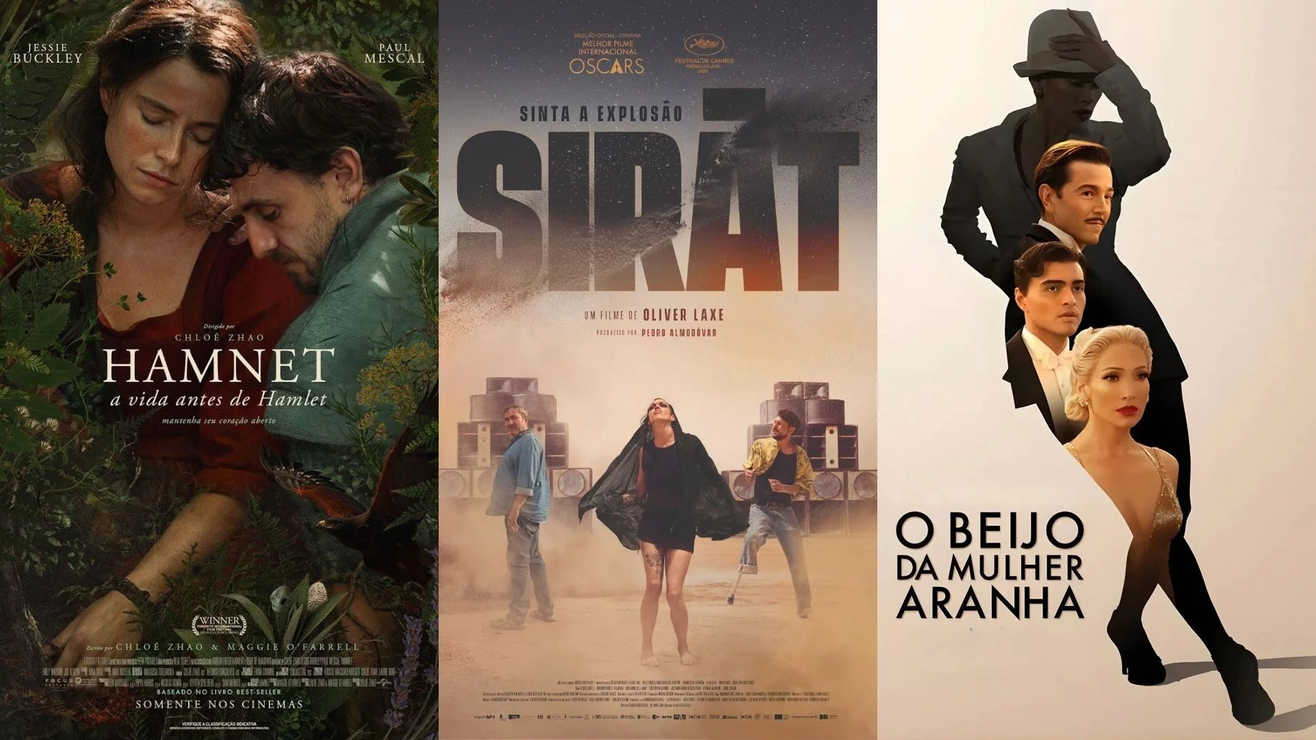 Estreias da semana: “Hamnet”, “Sirat” e novo “Beijo da Mulher Aranha”