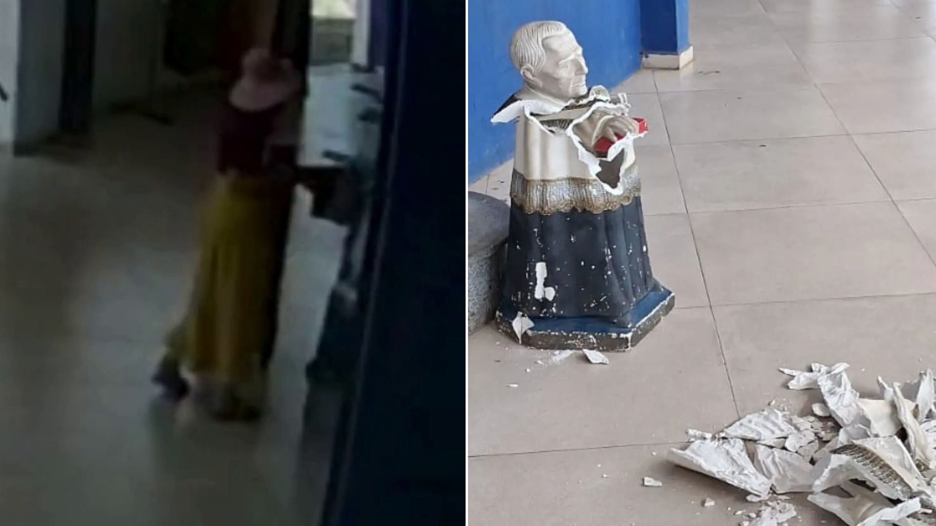 Turista argentina é detida no Ceará após vandalizar estátua de Padre Cícero