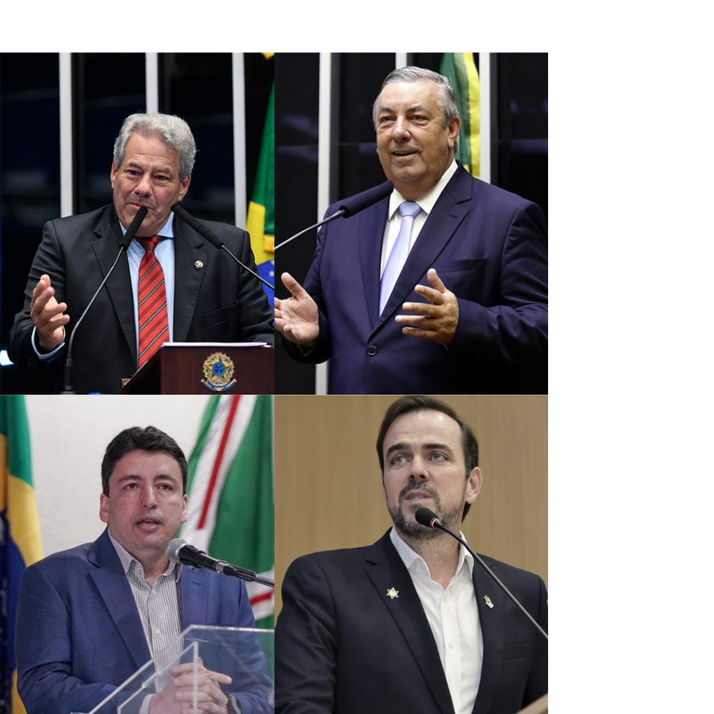 Adriano, Luiz do Carmo, Mendanha, Zé Mário: vice hoje, candidato a governador em 2030