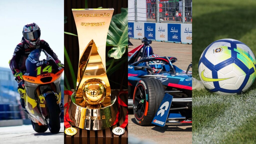 Agenda esportiva: Fórmula E, MotoGP e apito inicial para a Série B