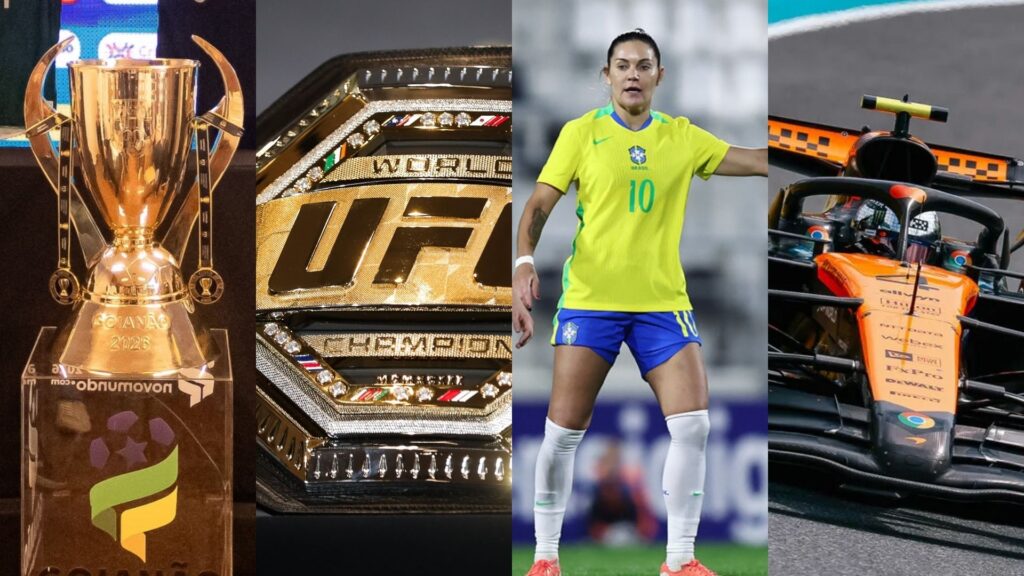 Agenda esportiva: Atlético x Goiás, FlaFlu, Seleção Feminina e F1