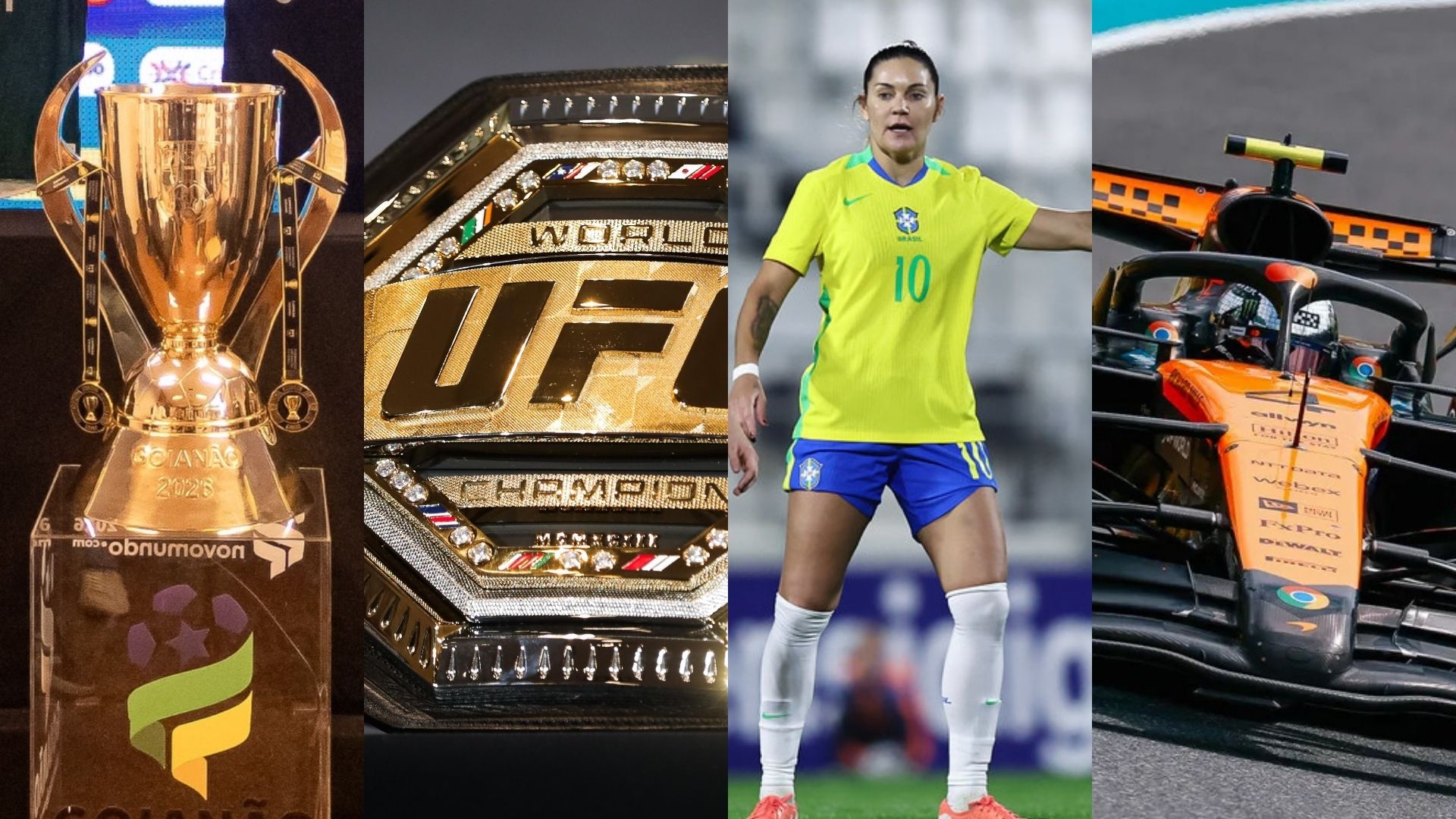 Agenda esportiva: Atlético x Goiás, FlaFlu, Seleção Feminina e F1