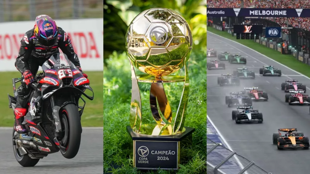 Agenda do fim de semana: Vila Nova e Atlético-GO na Copa Verde; F1 e MotoGP