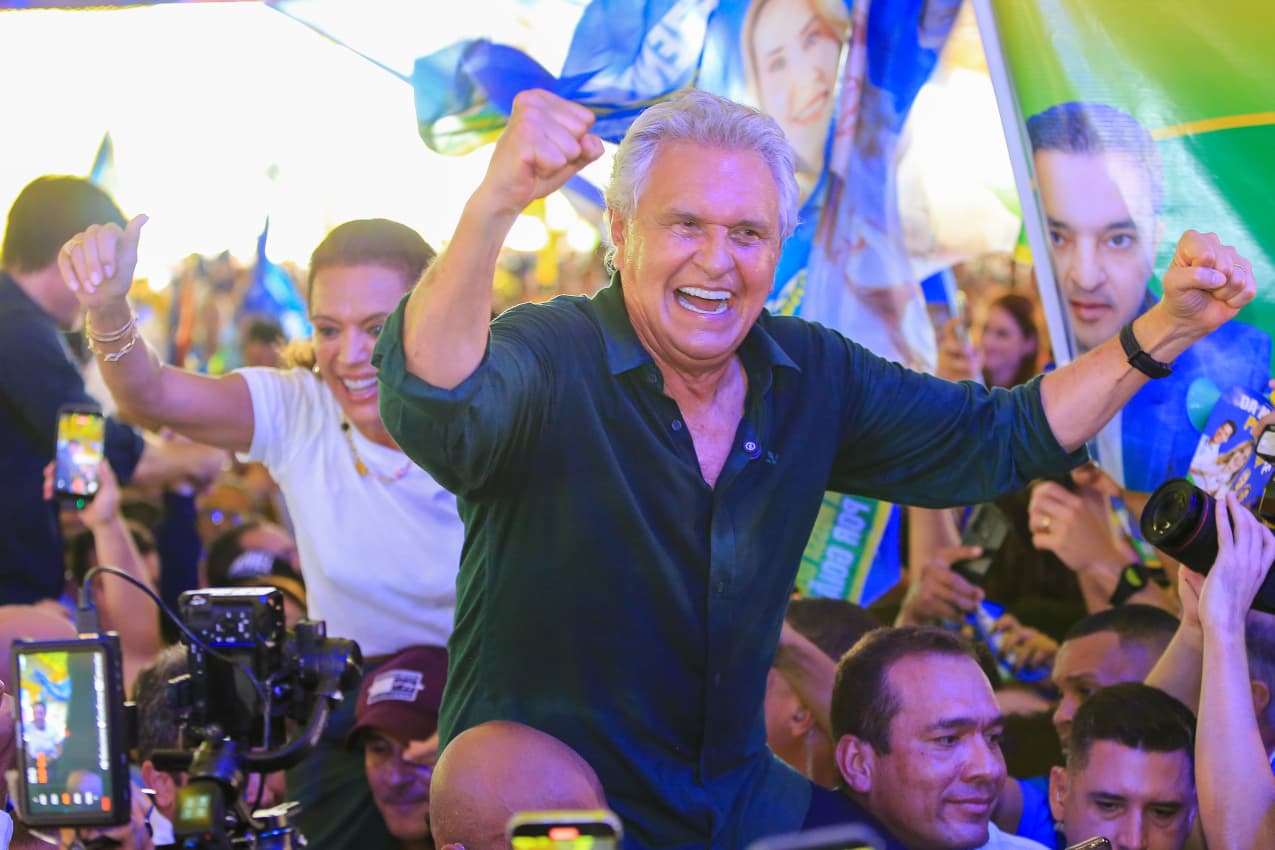 “Entrego ao povo de Goiás um outro estado”, diz Caiado durante lançamento de pré-candidaturas em Jaraguá