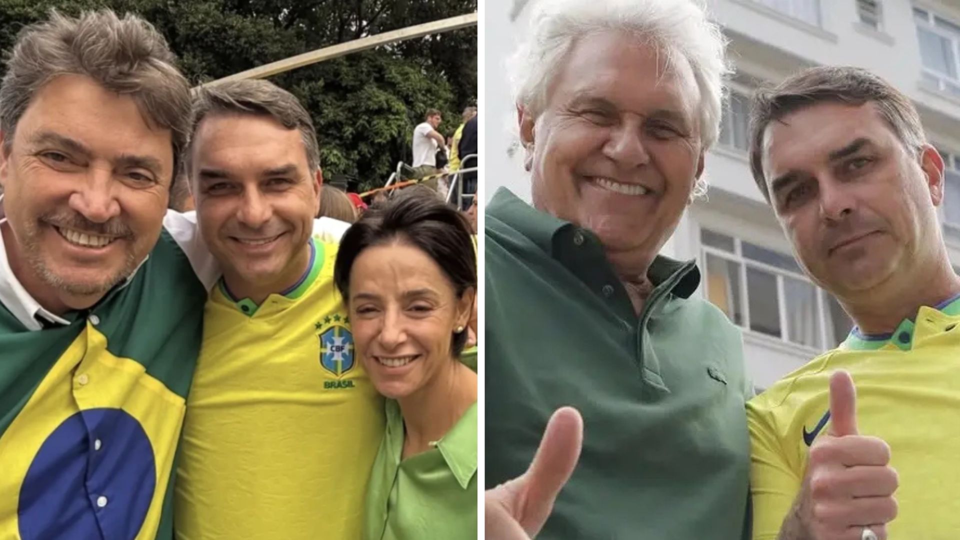 Wilder, Ana Paula e Caiado participam de ato na Paulista