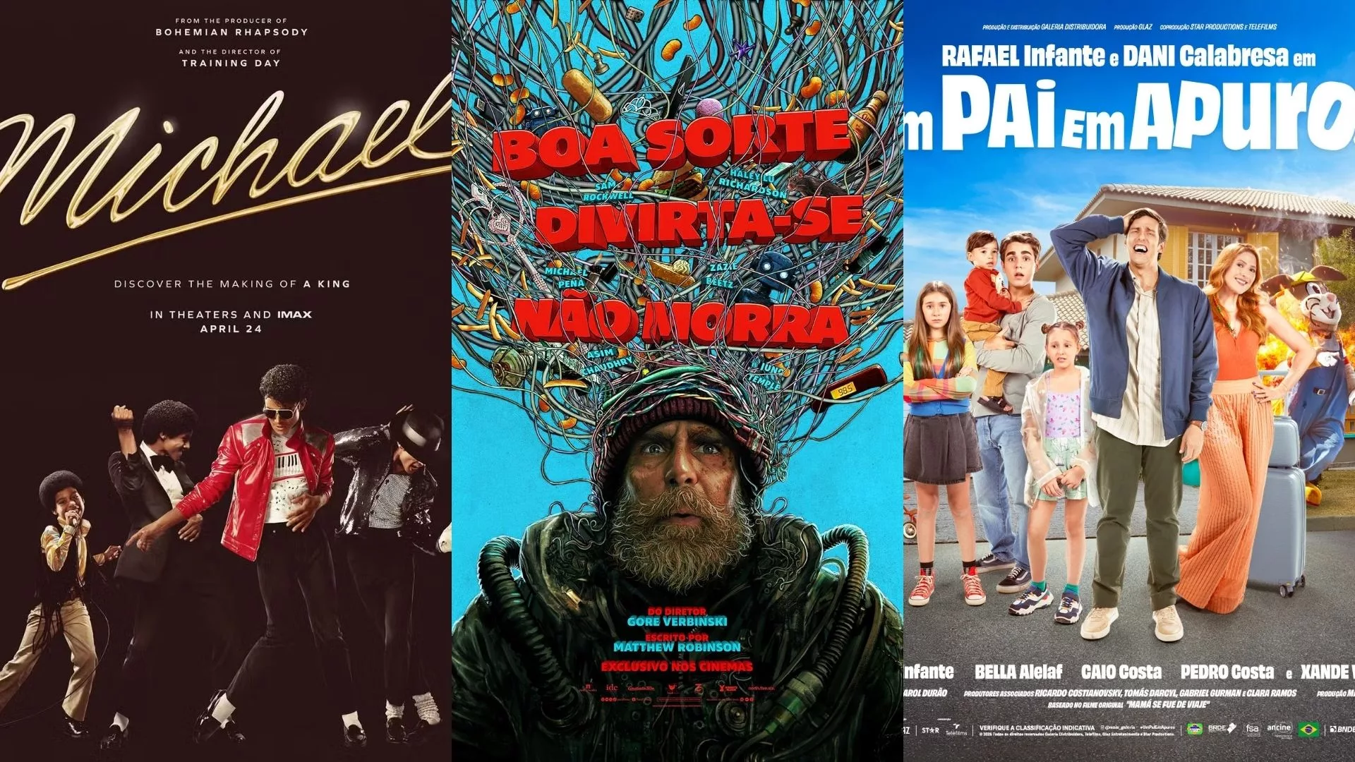 Estreias do cinema: Michael Jackson, ficção e comédia nacional