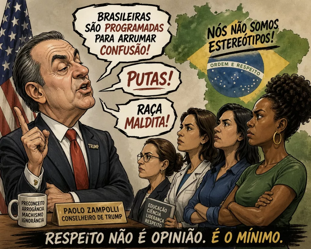 Conselheiro de Trump ataca a honra das mulheres brasileiras