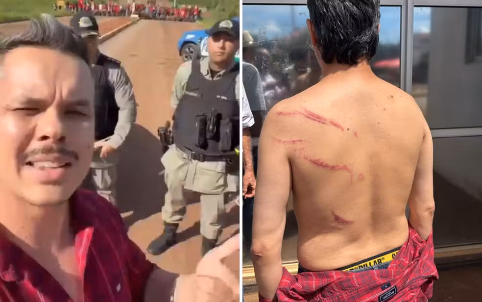 PM prende Fabrício Rosa em ato do MST