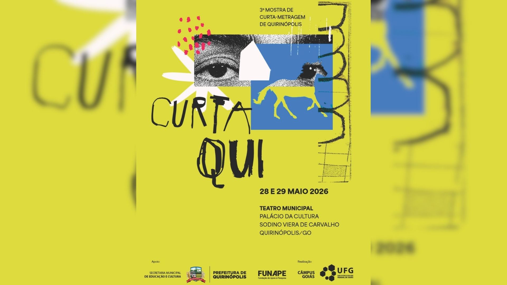 Mostra Curta Qui traz 22 filmes a Quirinópolis e evidencia o audiovisual de Goiás