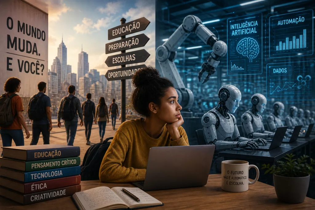 Entre máquinas e humanos: o trabalho e a educação na era da IA