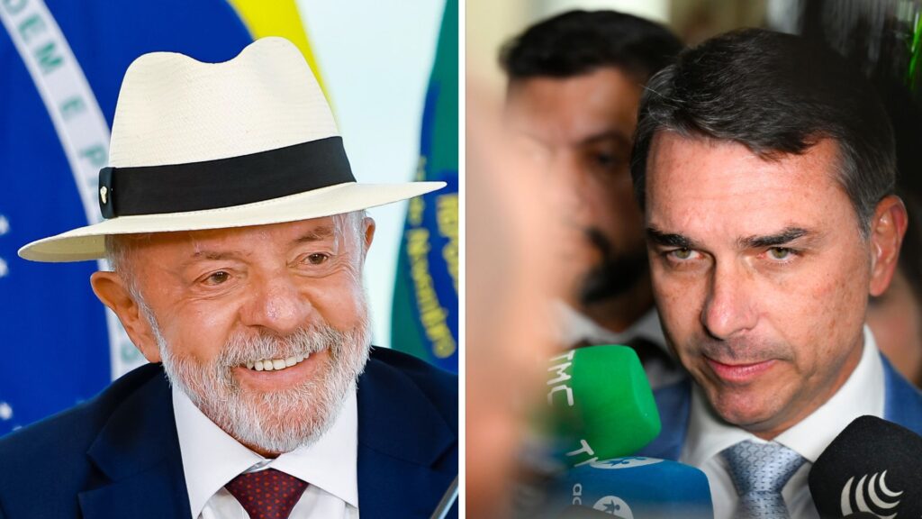 Lula e flavio bolsonaro | PortalGO