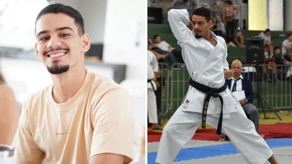 Morre aos 23 anos o campeão mundial de karatê Vinicius Cunha após acidente em Goiânia