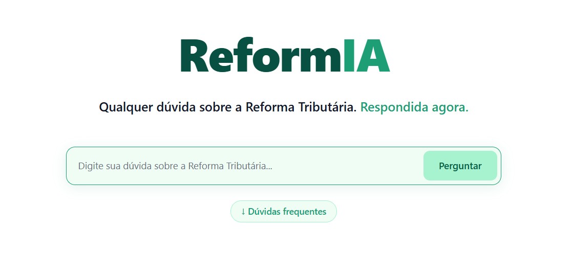 Plataforma de IA ajuda na Reforma Tributária